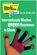 Flyer Glinde gegen Rechts Internationale Wochen gegen Rassismus in Glinde