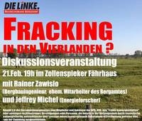 Veranstaltungshinweis zu Diskussionsveranstaltung Fracking in den Vierlanden?