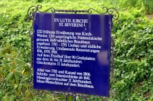 Info-Tafel St. Severini-Kirche zu Kirchwerder