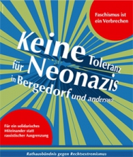 Plakat des Bergedorfer Bündnis gegen Rechts