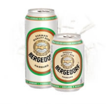 Zwei Dosen »Bergedorf Beer«